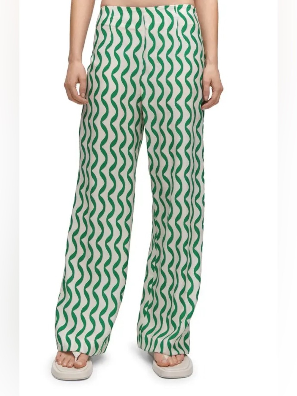 Wavy mango retro pants